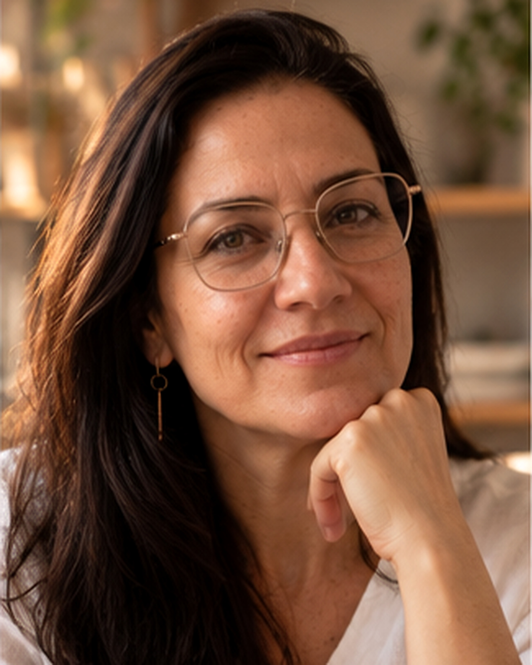 Retrato de Luciana Cotrim, psicanalista.